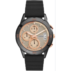Watch strap Fossil ES3984 Silicone Black 20mm